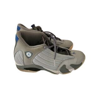 Air Jordan 14 Retro Wolf Grey Men's Sz 10 Shoes
